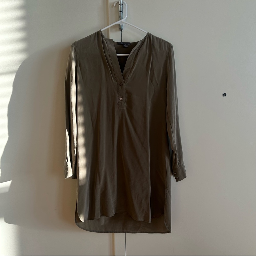 Vince 100% Silk  shirt/ Dress